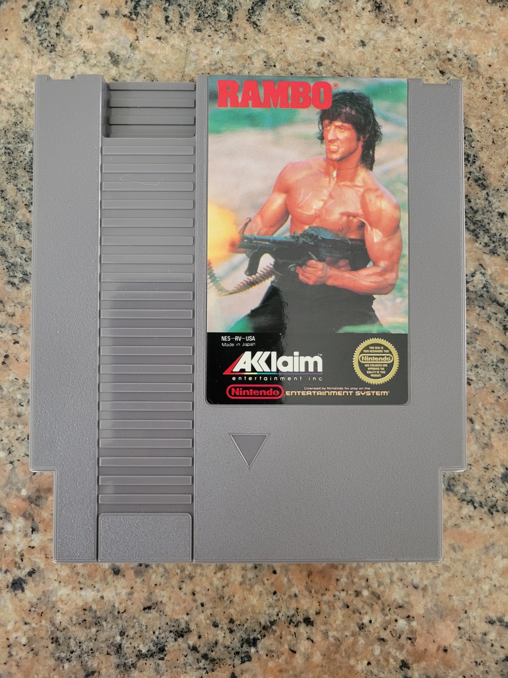 Nintendo (NES): Rambo Game & Sheath. Excellent Condition. Asking $13.